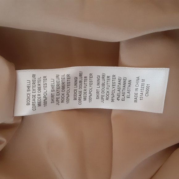 Aidan Mattox - Embroidered Chiffon Blouson Black/Nude Short Dress - Picture 11 of 14